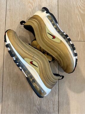 Nike Air Max 97 Gold Bullet Metallic Gold Sneakers